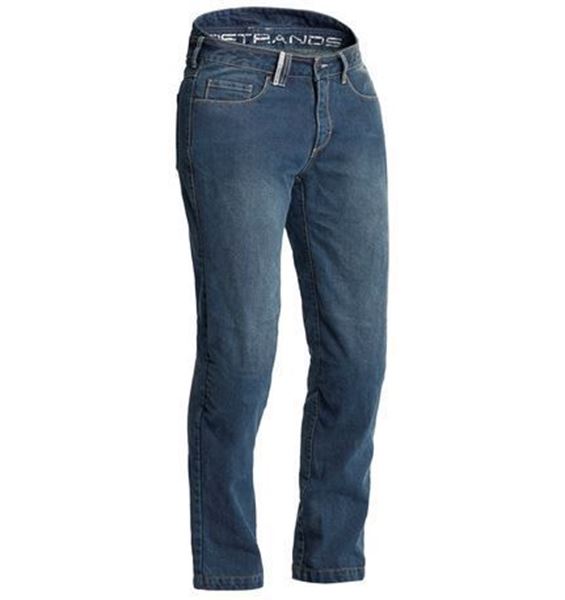 Lindstrands Macan jeans blå mc-klær