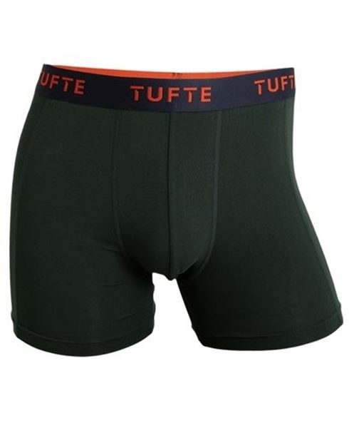 Tufte Wear Mens Boxer Briefs Deep Forest / Sky Captain undertøy