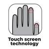Lindstrands Lillmon hanske touch screen